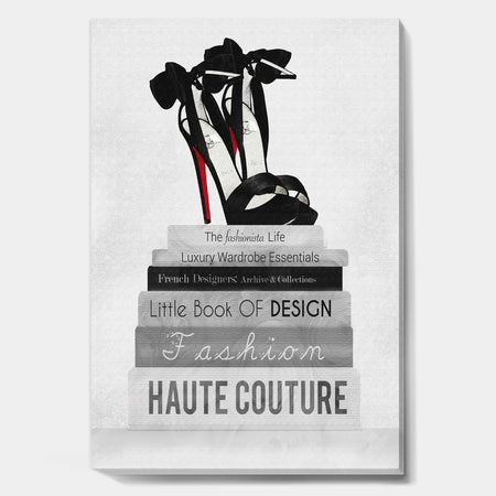 Fashionista Reads 3 - Fashion Canvas Artwork
