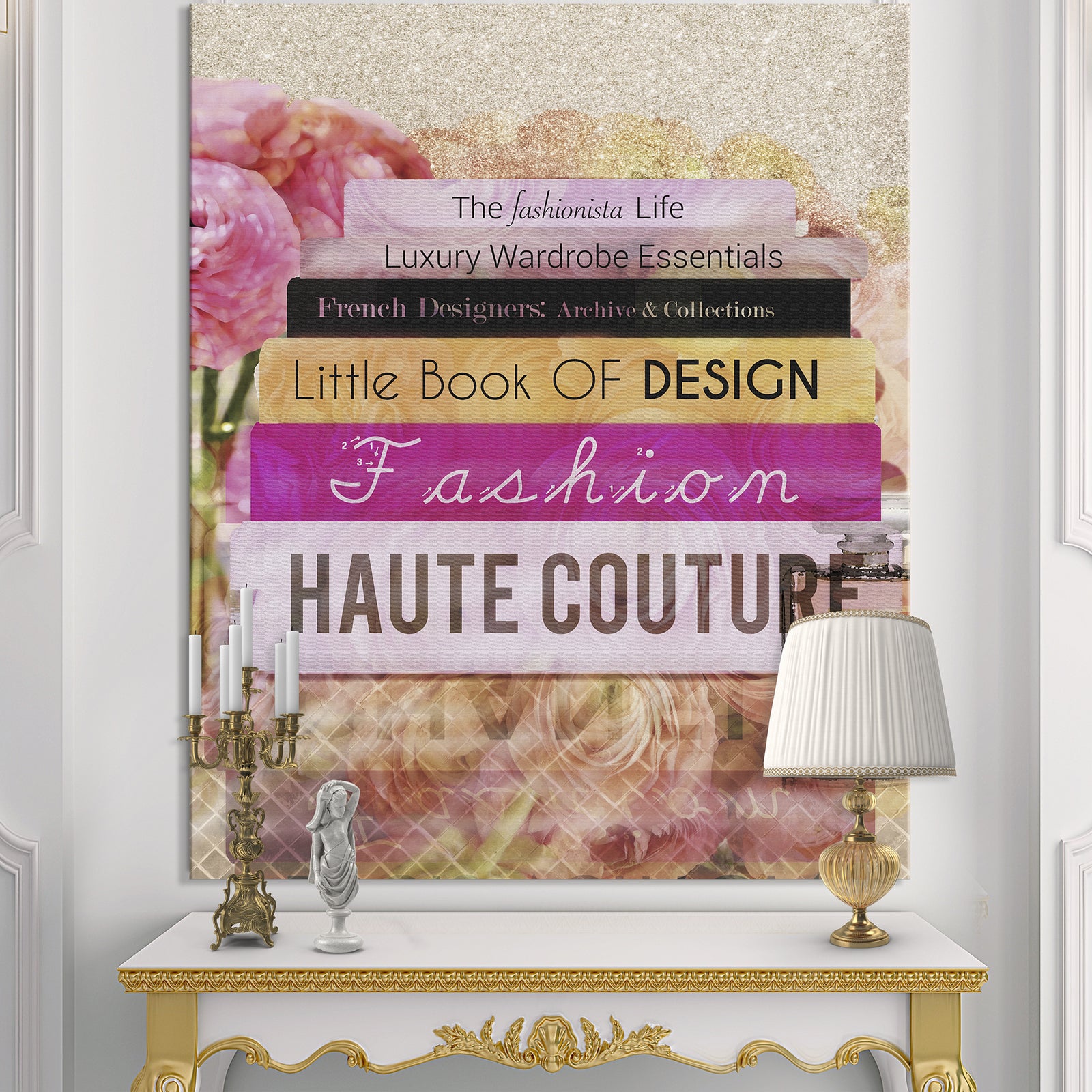 Fashionista Reads - Fashion Premium Canvas Wall Art