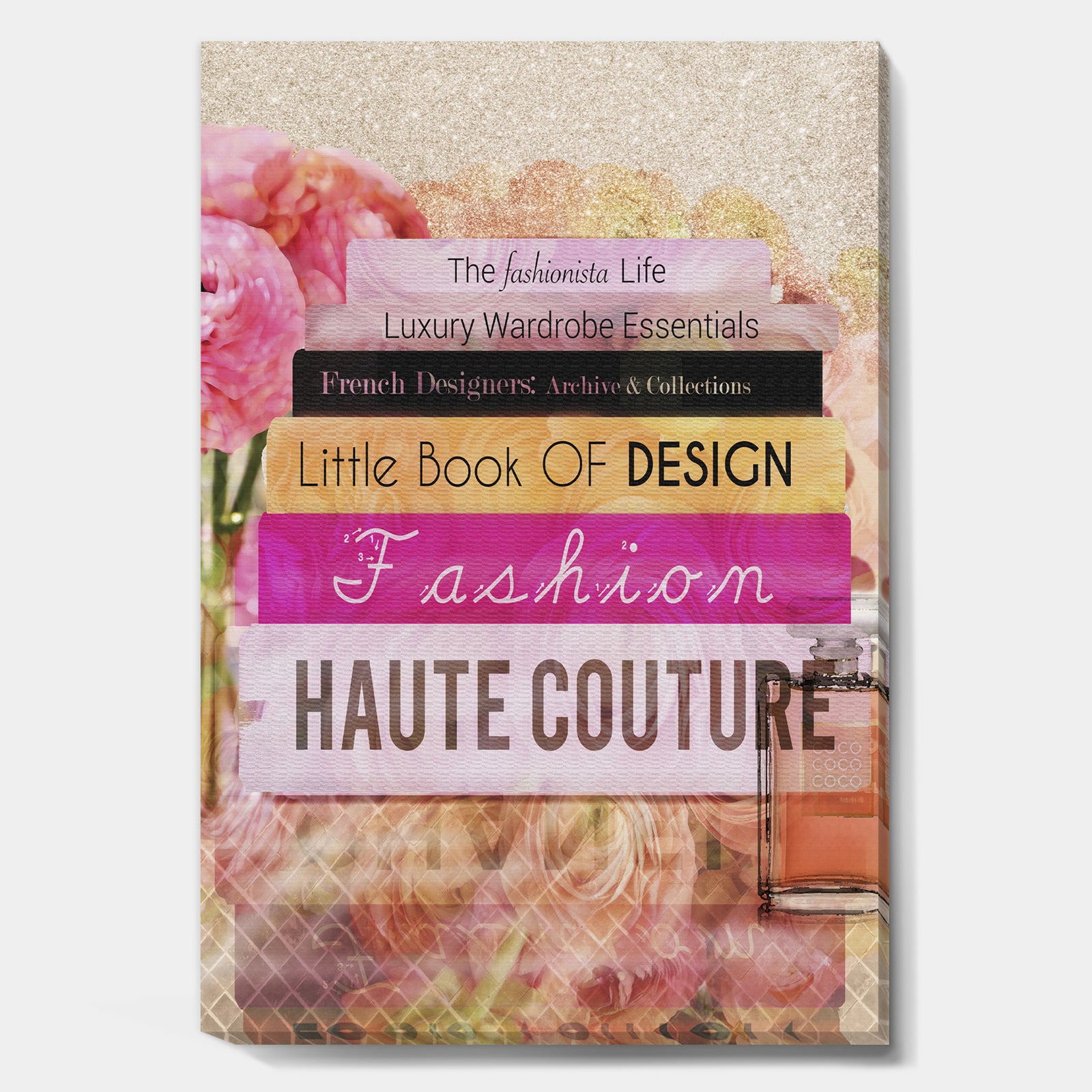 Fashionista Reads - Fashion Premium Canvas Wall Art