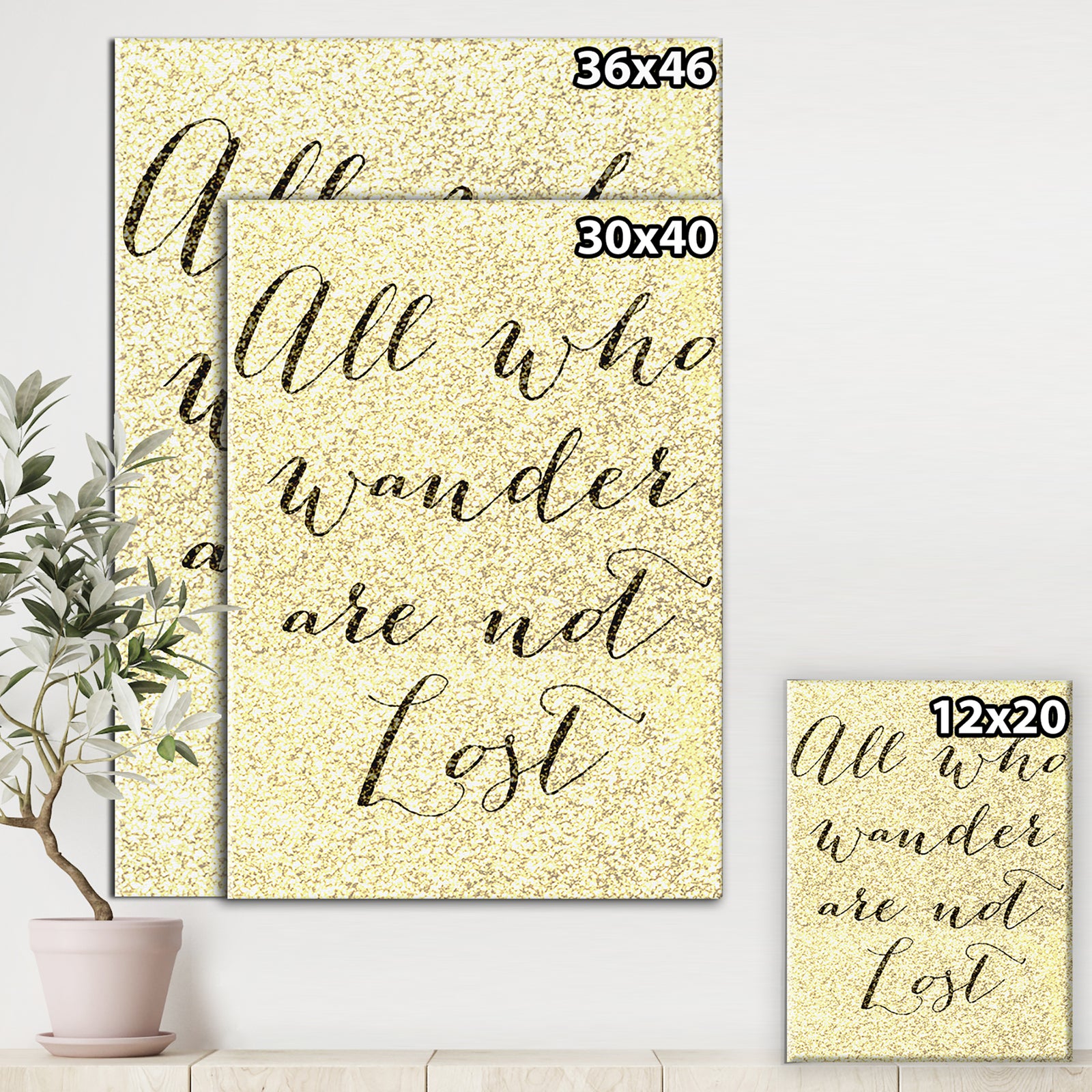 Not All Who Wander - Cottage Gallery-wrapped Canvas