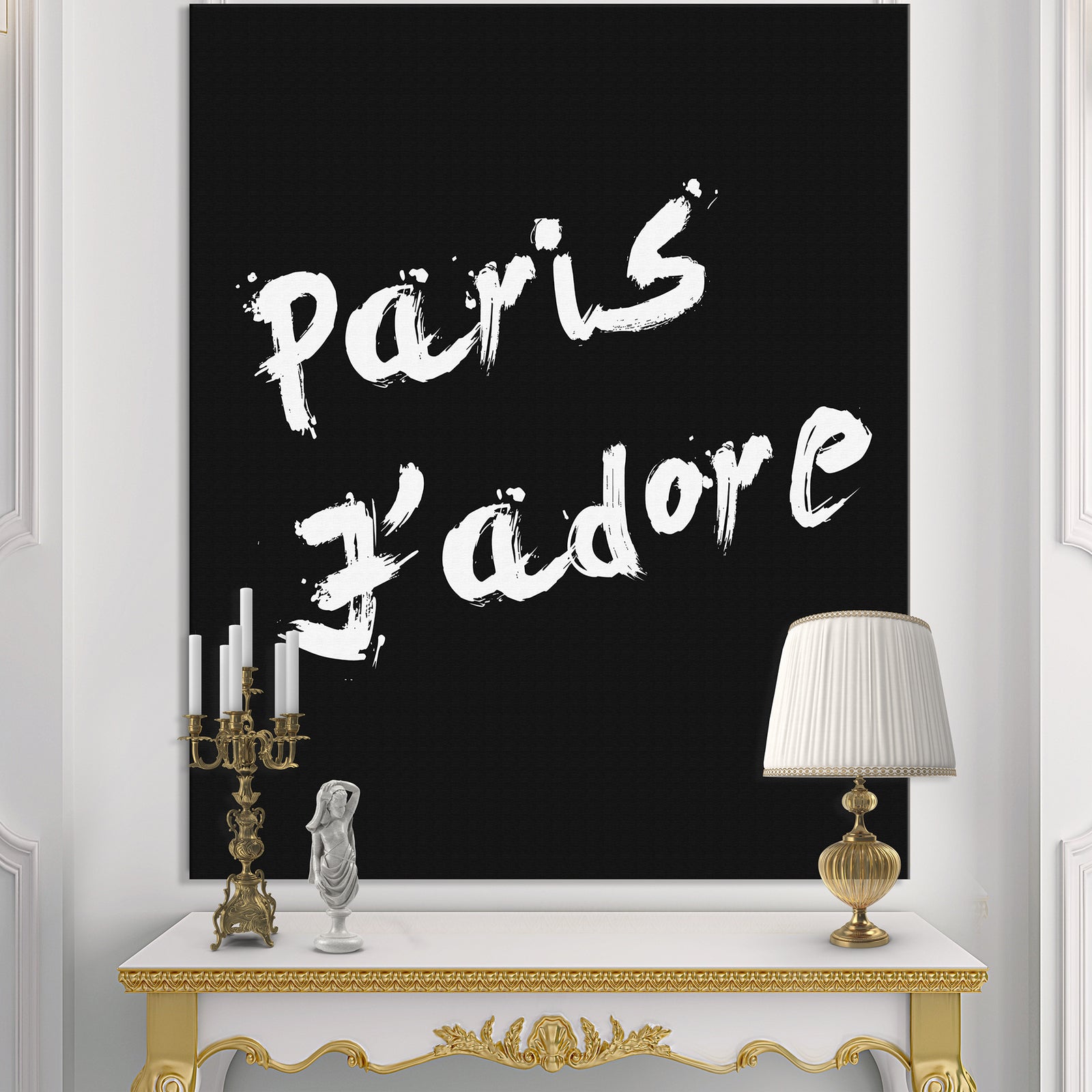 Paris Jadore - Fashion Canvas Art Print