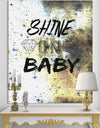Shine On Baby Crazy Diamond - Fashion Canvas Artwork