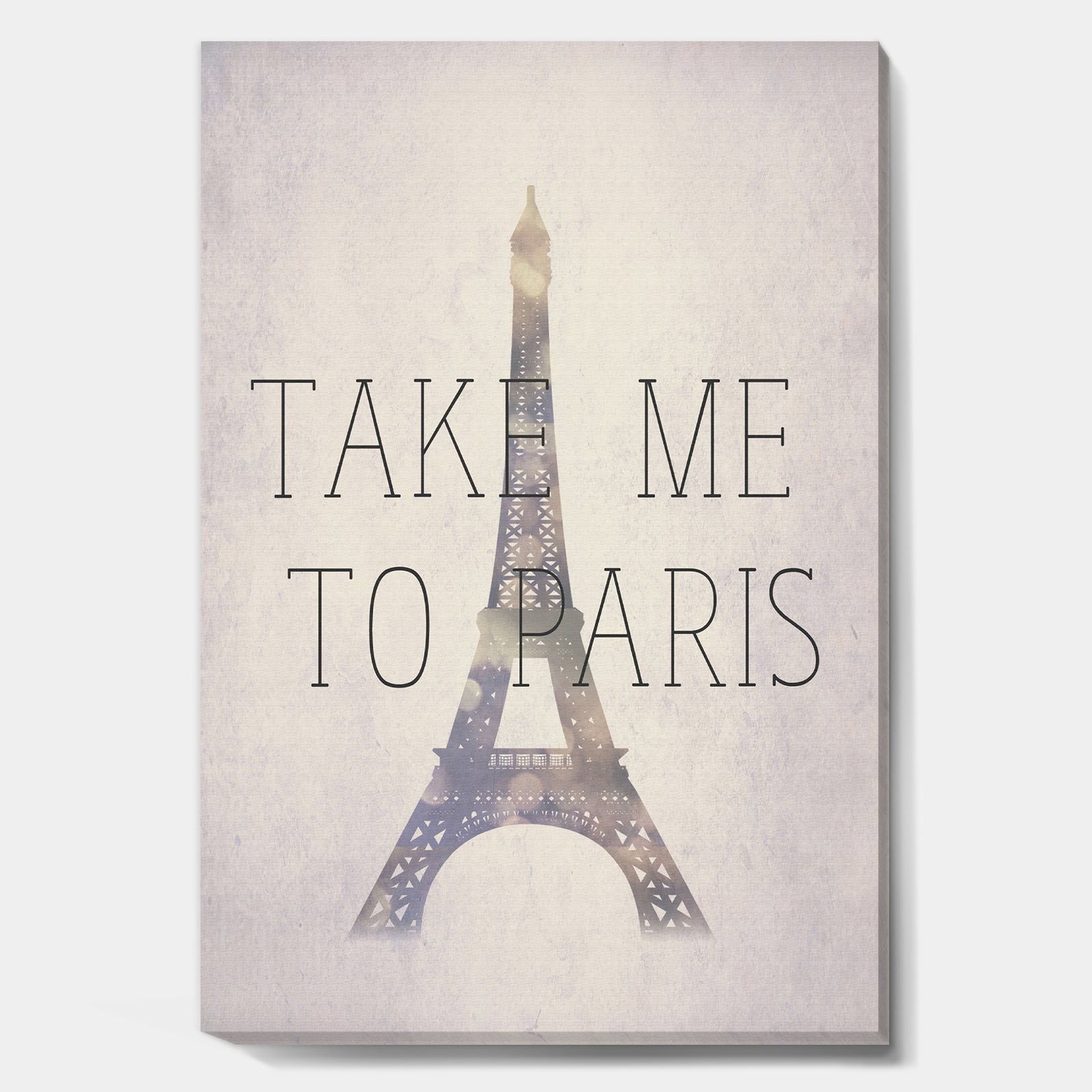 Take Me To Paris - Traditional Premium Canvas Wall Art
