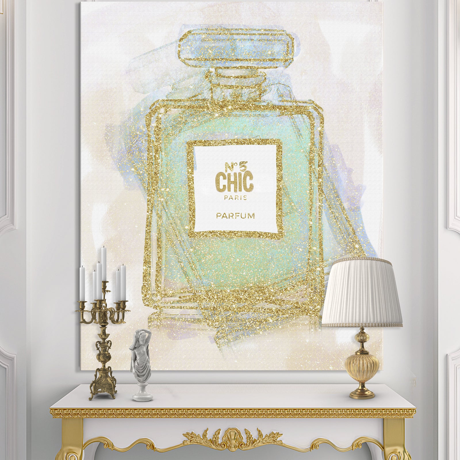 Chic Nr 5 Paris Parfum II - Fashion Canvas Wall Art