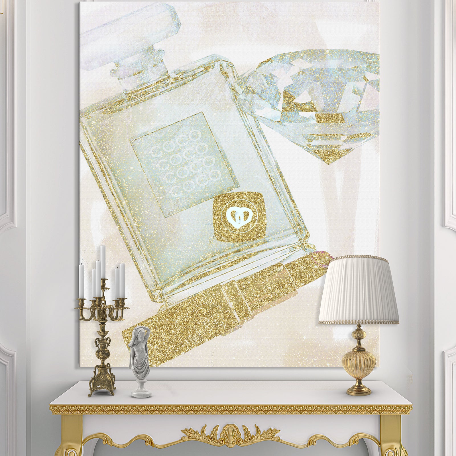 Chic Nr 5 Paris Parfum III - Fashion Canvas Art Print