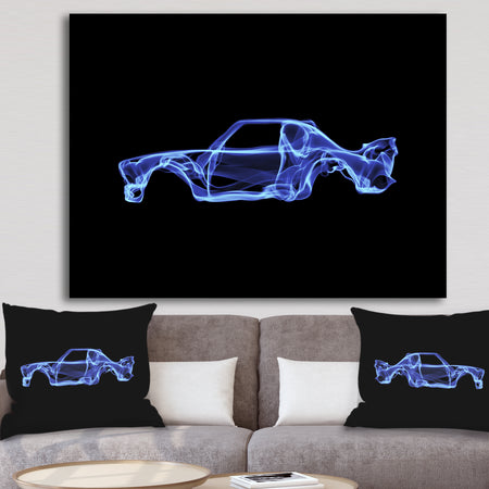 BMW 30 CSL - Modern & Contemporary Gallery-wrapped Canvas