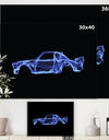 BMW 30 CSL - Modern & Contemporary Gallery-wrapped Canvas