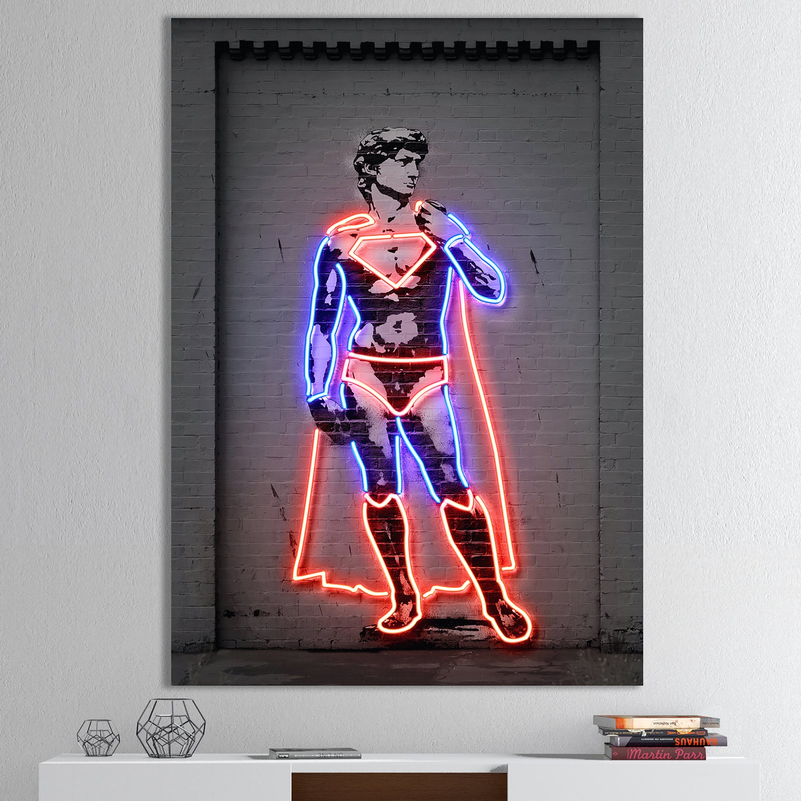 David Michelangelo Superman - Modern & Contemporary Canvas Artwork