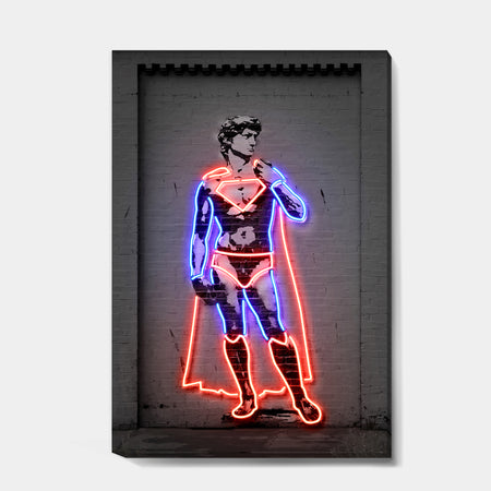 David Michelangelo Superman - Modern & Contemporary Canvas Artwork