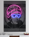 Jackson Neon Dollar Bill - Modern & Contemporary Canvas Wall Art