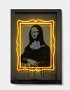 Mona Lisa Neon - Modern & Contemporary Canvas Artwork