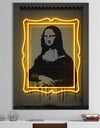 Mona Lisa Neon - Modern & Contemporary Canvas Artwork