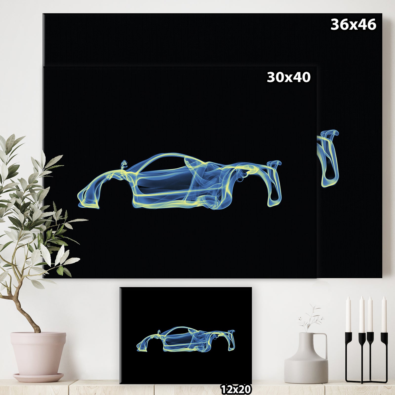 Pagani Zonda - Modern & Contemporary Premium Canvas Wall Art