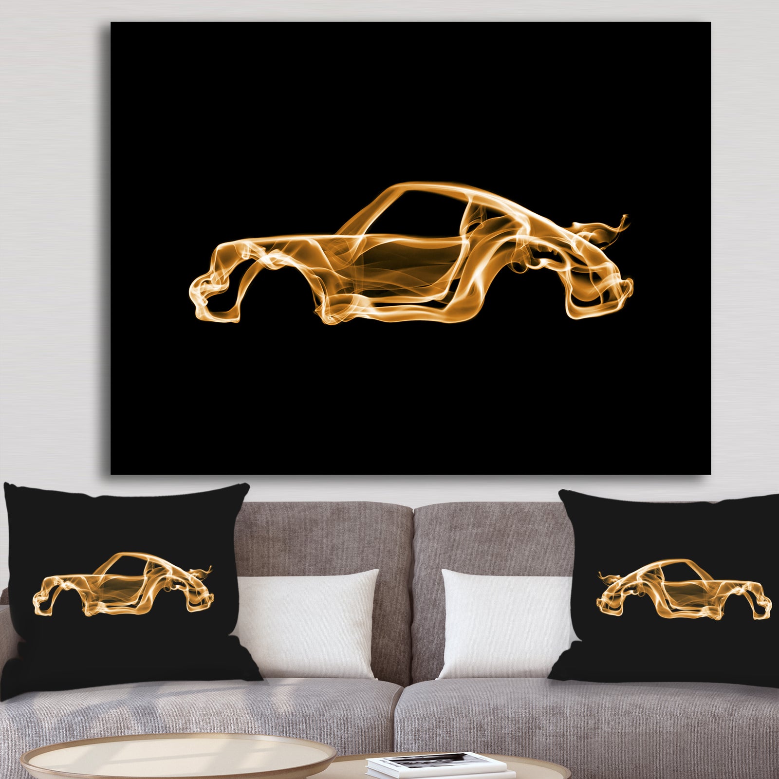 Porsche 911 Turbo - Modern & Contemporary Canvas Art Print
