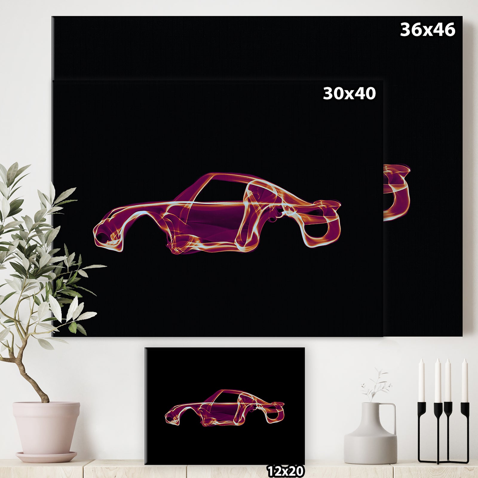 Porsche 959 - Modern & Contemporary Gallery-wrapped Canvas