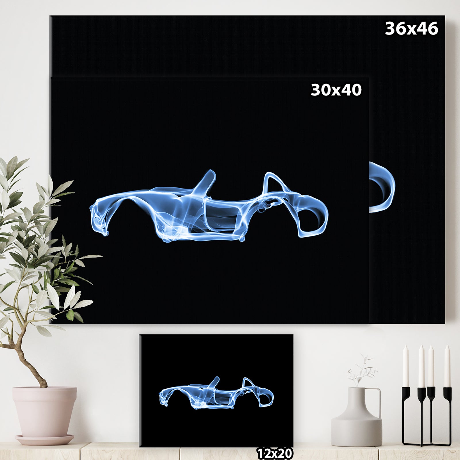 Shelby Cobra - Modern & Contemporary Canvas Art Print
