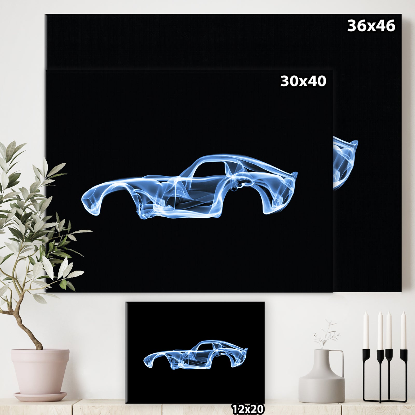 Shelby Daytona - Modern & Contemporary Gallery-wrapped Canvas