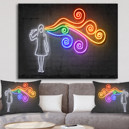The dark side of the mind - Modern & Contemporary Canvas Wall Art