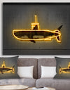 Yellow submarine - Modern & Contemporary Canvas Artwork