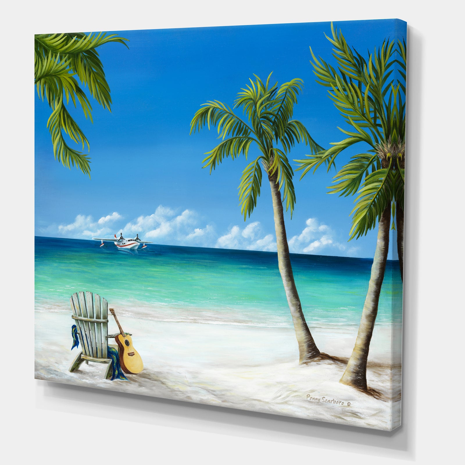 Bird of Paradise - Nautical & Coastal Canvas Wall Art