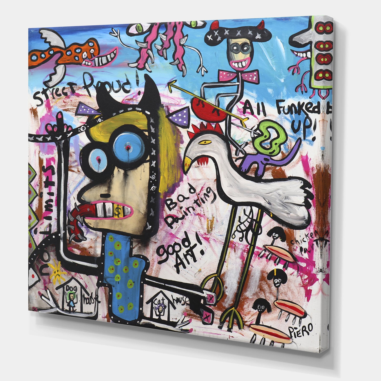 Bad Hair Day - Modern & Contemporary Gallery-wrapped Canvas