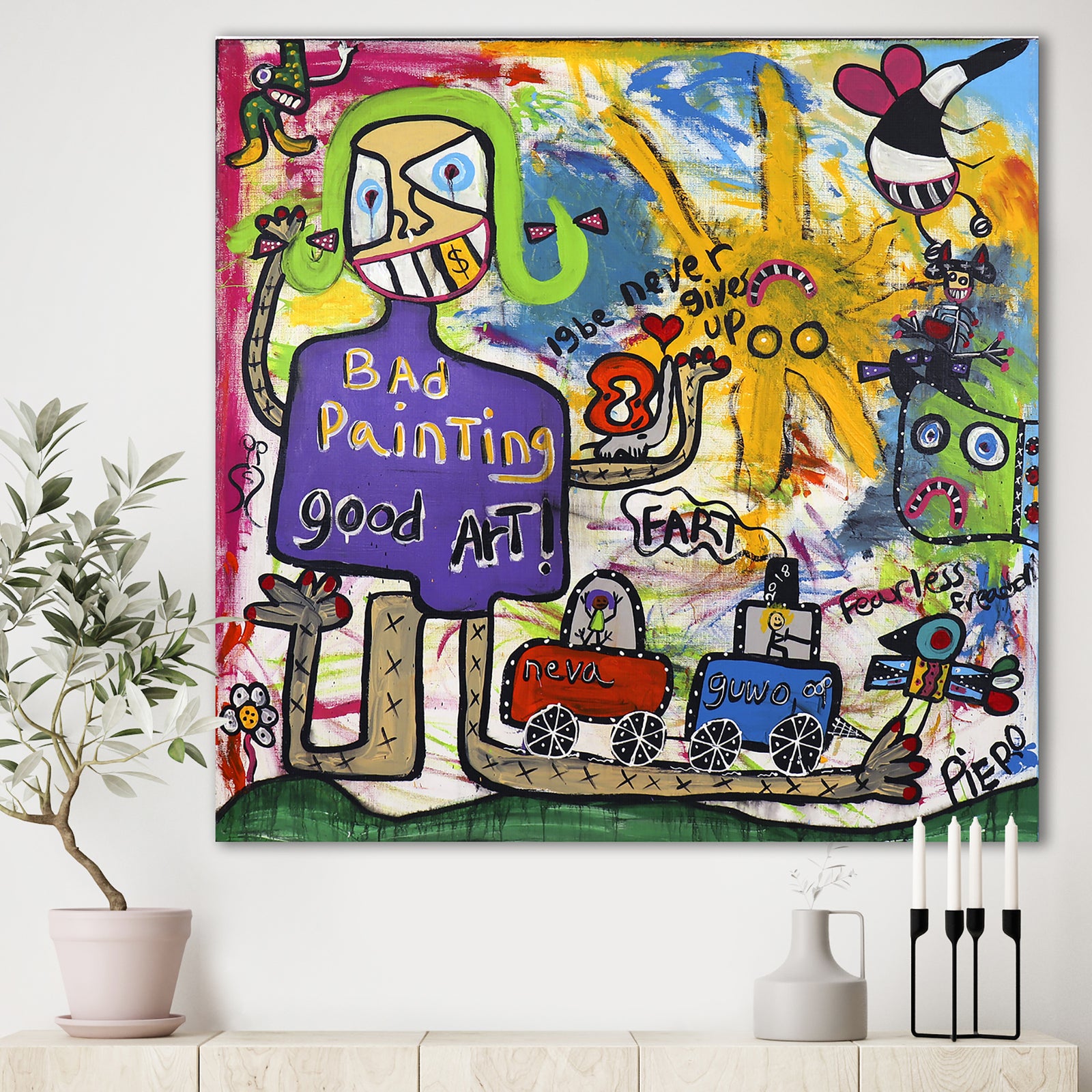 Nice Hair Day - Modern & Contemporary Canvas Wall Art