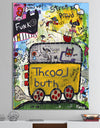 School Bus - Modern & Contemporary Gallery-wrapped Canvas