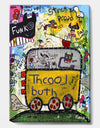 School Bus - Modern & Contemporary Gallery-wrapped Canvas