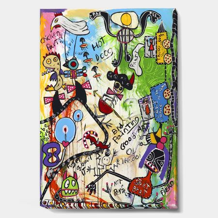 Street Brat - Modern & Contemporary Canvas Artwork
