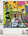 Expressionist Grafitti Composition V - Modern & Contemporary Premium Canvas Wall Art