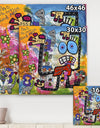 Teeth Braces - Modern & Contemporary Canvas Art Print