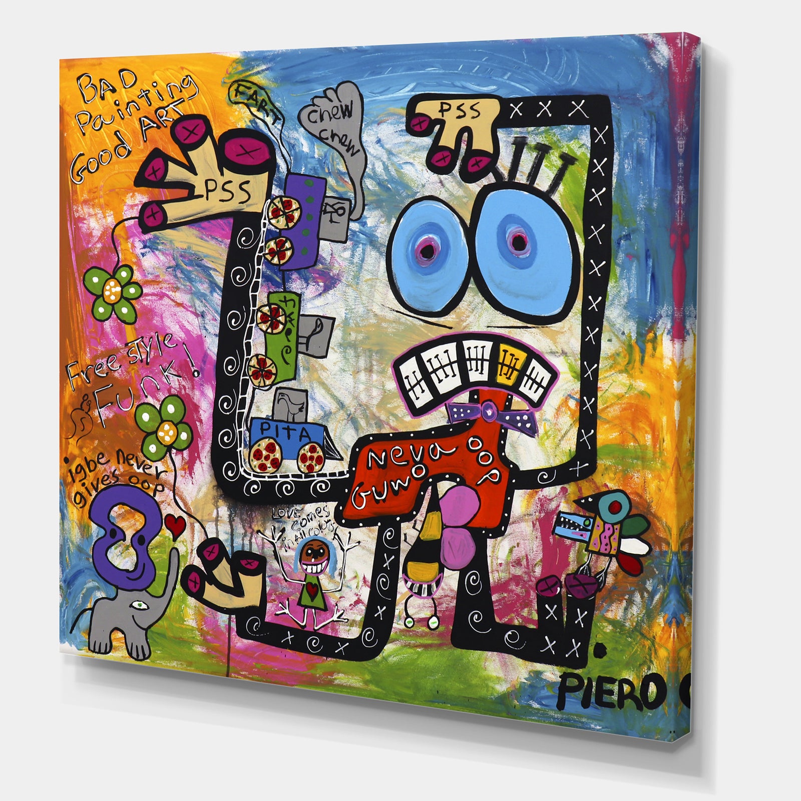 Teeth Braces - Modern & Contemporary Canvas Art Print
