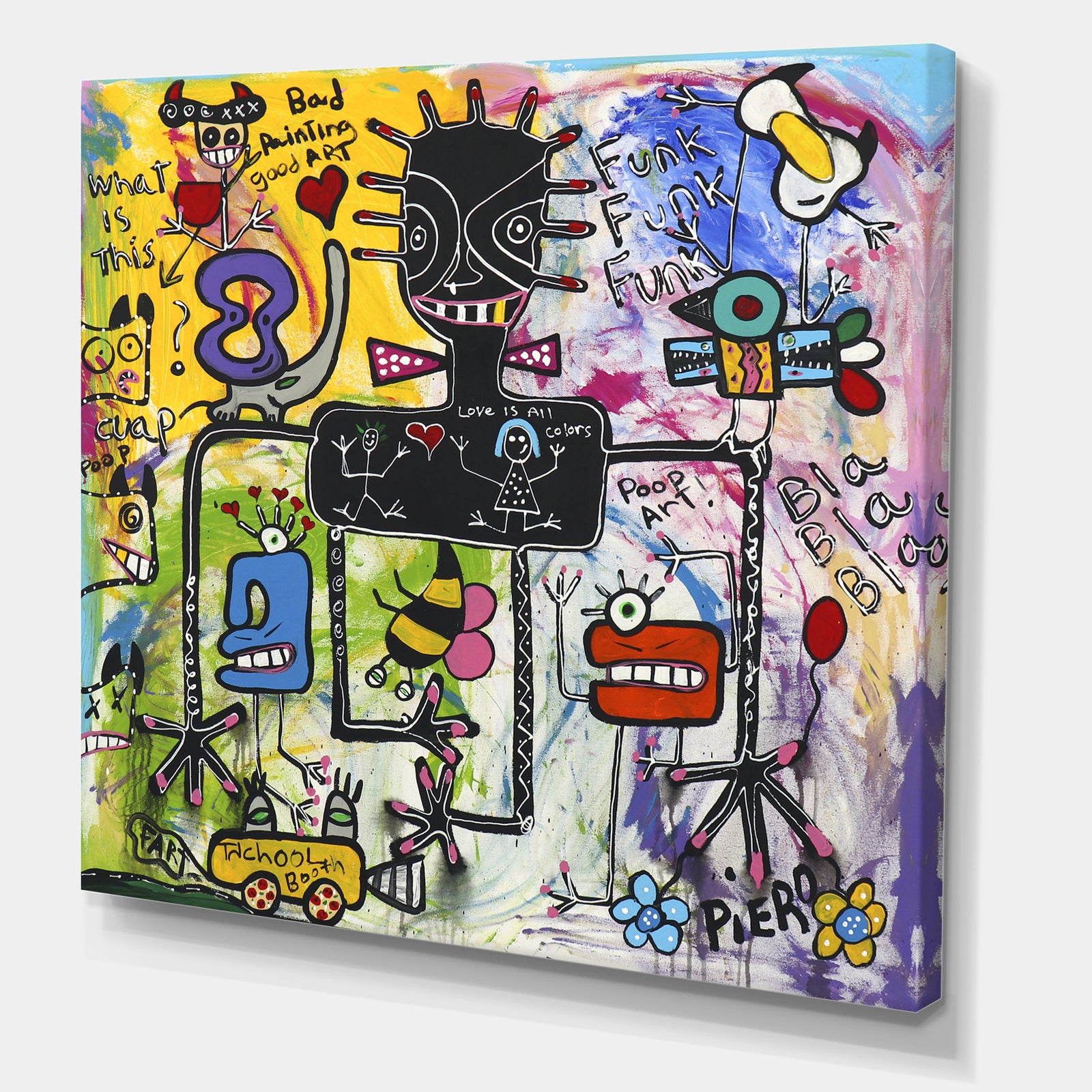 Love Is All Colors - Modern & Contemporary Gallery-wrapped Canvas
