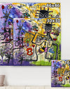 Expressionist Grafitti Composition III - Modern & Contemporary Canvas Artwork