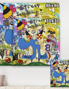Street School - Modern & Contemporary Canvas Wall Art