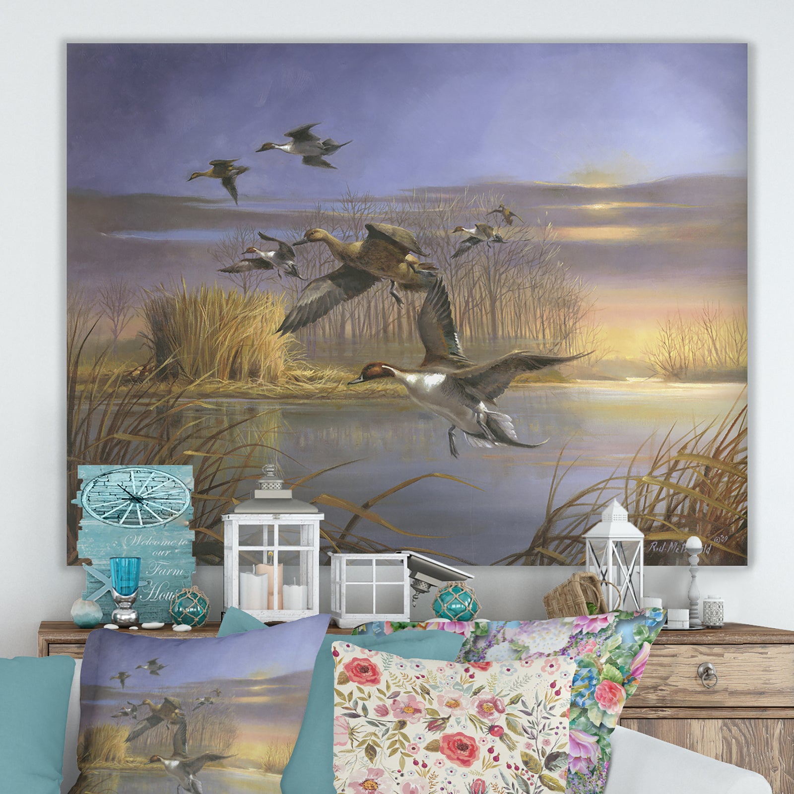Pintail Magic - Lake House Gallery-wrapped Canvas