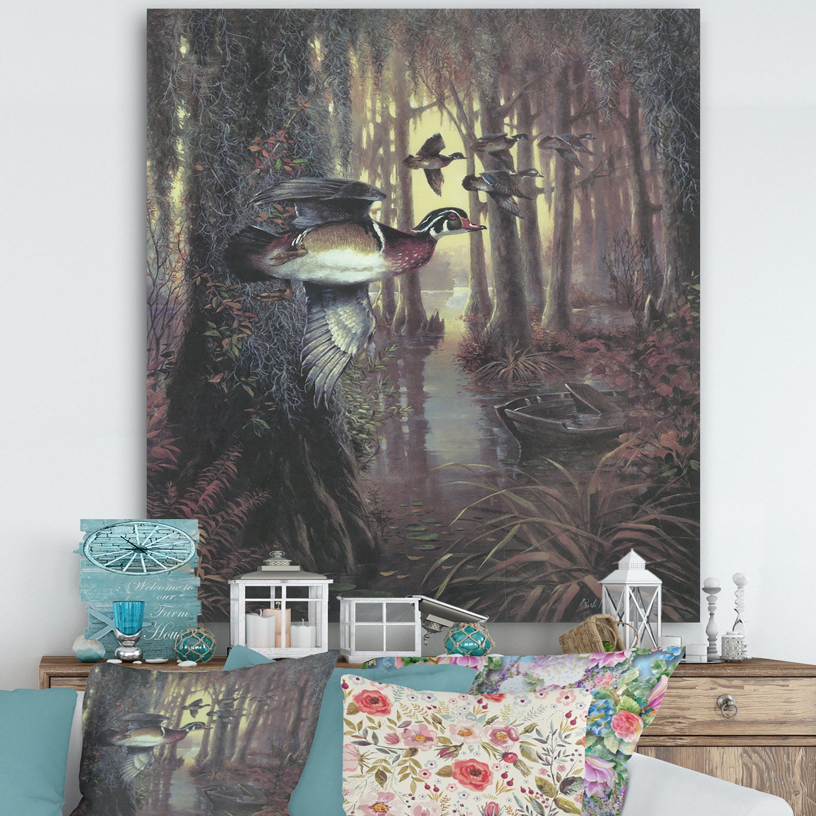Return to Walkers Pond - Lake House Canvas Artwork