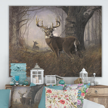 The Impending Challenge - Lake House Premium Canvas Wall Art