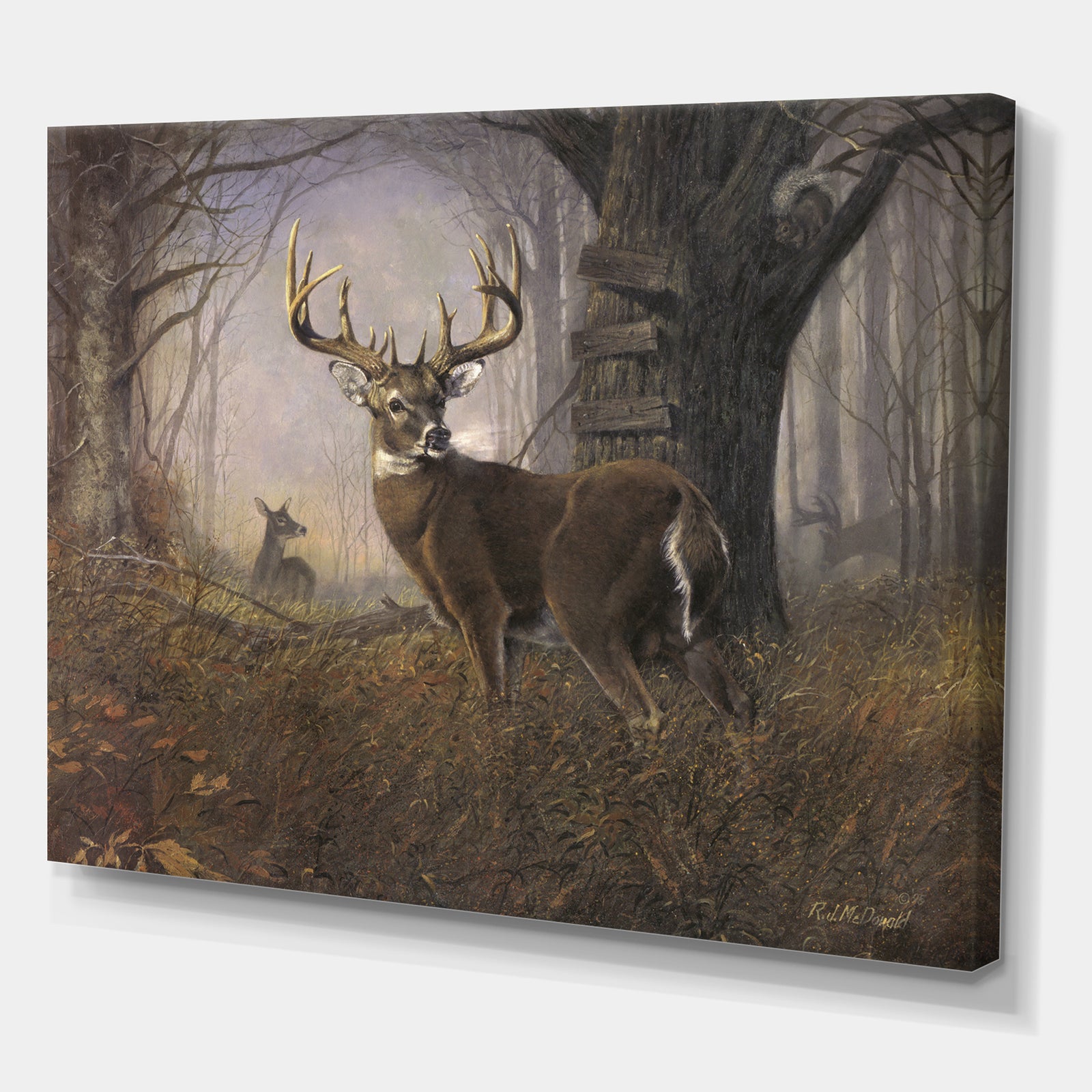The Impending Challenge - Lake House Premium Canvas Wall Art