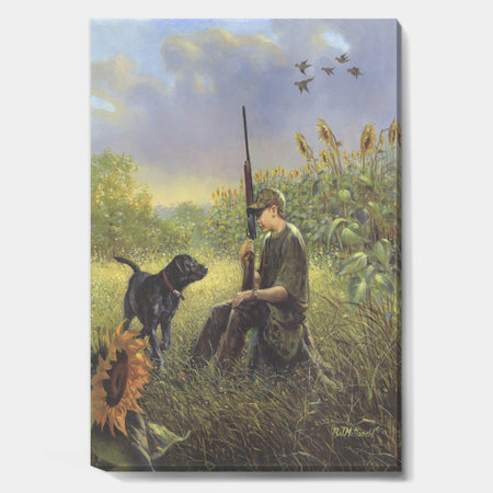 Watch Your Back - Lake House Canvas Art Print