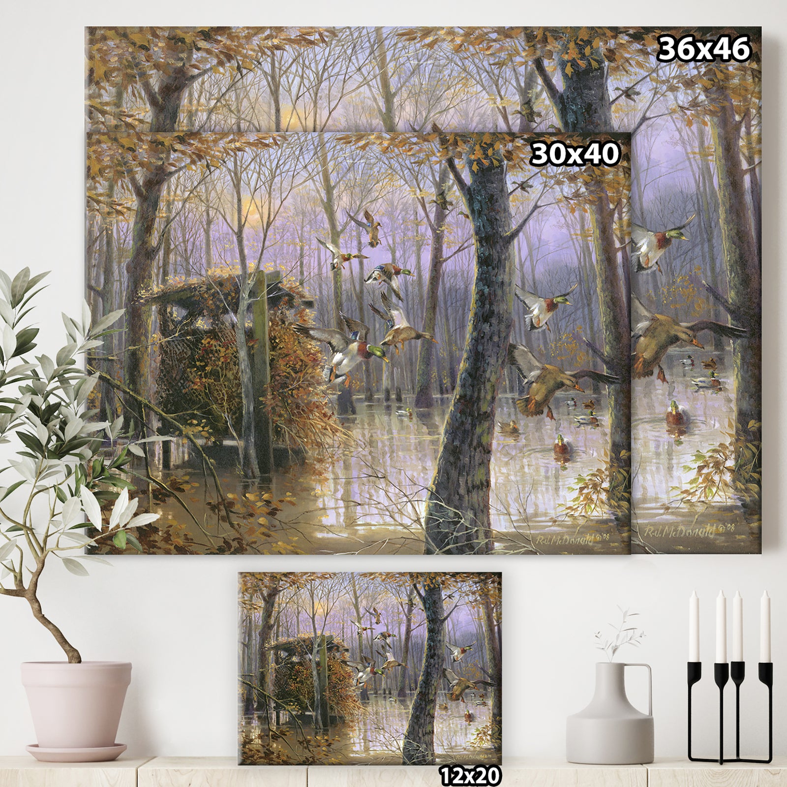 While You Were Out - Lake House Gallery-wrapped Canvas