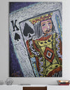 King Spades 001 - Modern & Contemporary Premium Canvas Wall Art