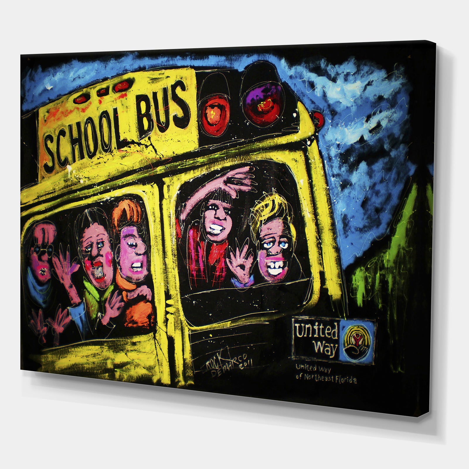 United Way - Modern & Contemporary Gallery-wrapped Canvas