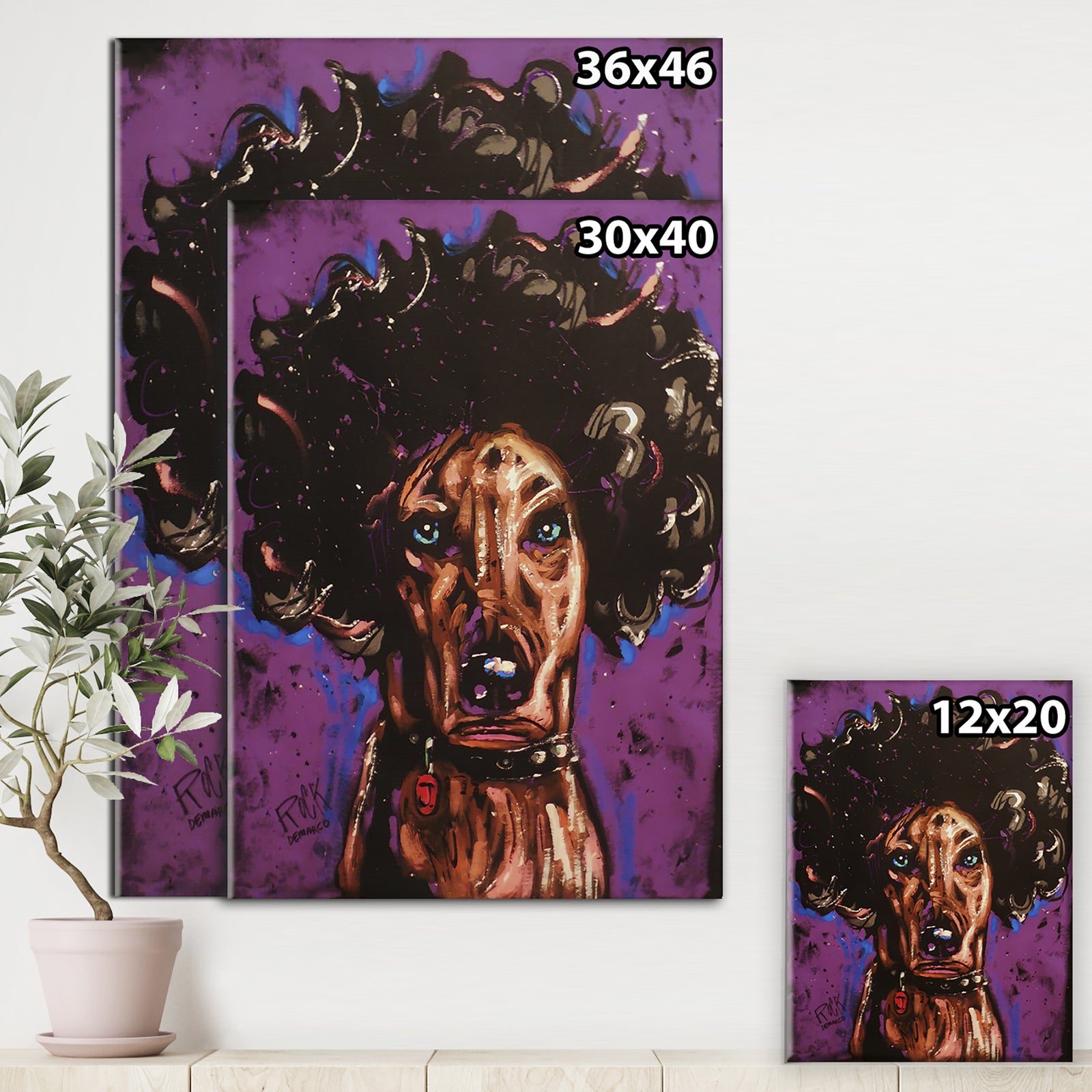Jimi Houndtrix - Modern & Contemporary Canvas Artwork