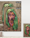 Lady Bark Bark - Modern & Contemporary Premium Canvas Wall Art