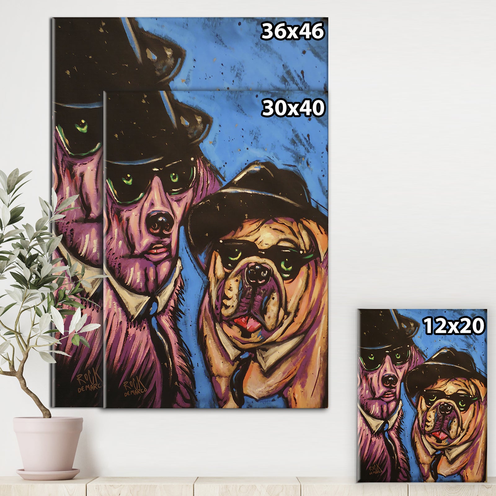 Mission From Dog - Modern & Contemporary Canvas Wall Art