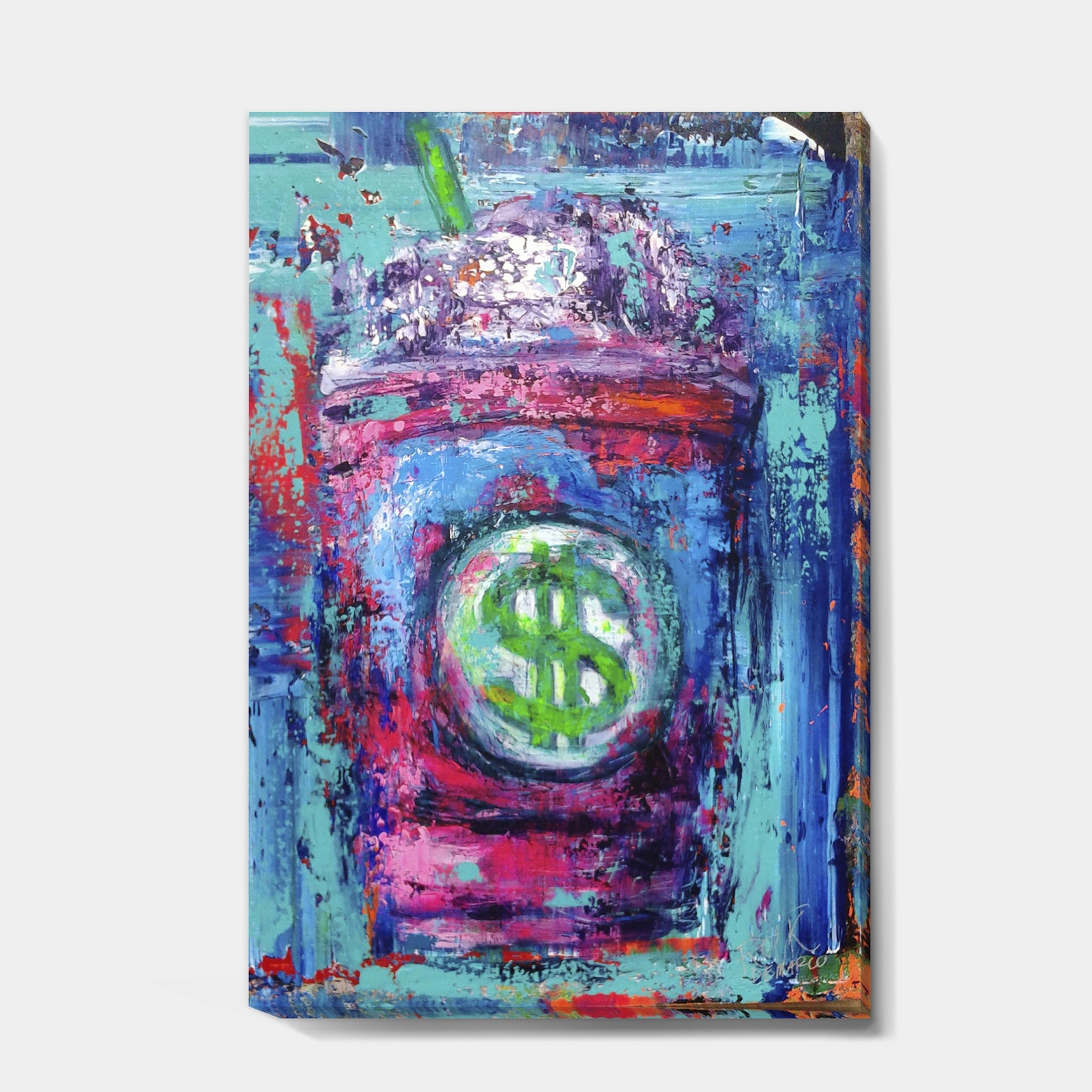 Coffee Buzz - Modern & Contemporary Canvas Art Print