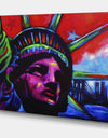 Lady Liberty - Modern & Contemporary Gallery-wrapped Canvas