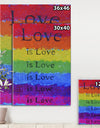 Love Is Love - Cottage Canvas Artwork