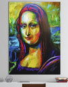 Very Colorful Mona Lisa - Modern & Contemporary Premium Canvas Wall Art